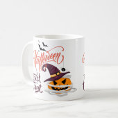 Mug Joyeux Halloween Trick ou Citrouille de traitement (Devant gauche)