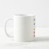 Mug Joyeux Hanoukka Dreidels and Stars (Gauche)