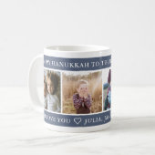 Mug Joyeux Hanukkah Meilleure Bubbeh Coutume (Devant gauche)