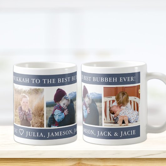 Mug Joyeux Hanukkah Meilleure Bubbeh Coutume