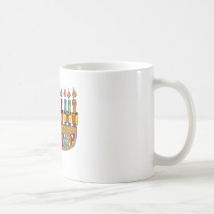 Mug Joyeux Hanukkah Toupies Menorah
