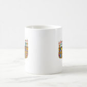 Mug Joyeux Hanukkah Toupies Menorah (Centre)