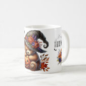 Mug Joyeux Helloween Ourson Sorcier Mignon Vacances (Devant droit)