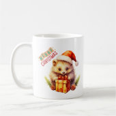 Mug Joyeux Hérisson de Noël (Gauche)