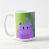 Mug Joyeux hippo - Hippopotame violet (Gauche)