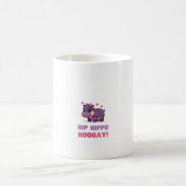 Mug Joyeux HIPPO HOORAY MOO DENG Hippo Thème Zoo F (Centre)