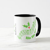 Mug Joyeux Ho Ho Pianiste Musicien Noël (Devant droit)
