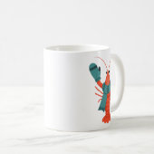 Mug Joyeux Homard d'Hiver de Fêtes (Devant droit)
