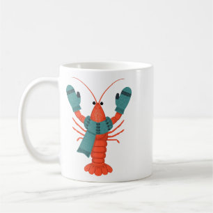 Mug Joyeux Homard d'Hiver de Fêtes