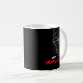 Mug Joyeux Howl-O-Ween Chien Hurleur Effrayant Dent de (Devant droit)