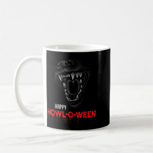 Mug Joyeux Howl-O-Ween Chien Hurleur Effrayant Dent de
