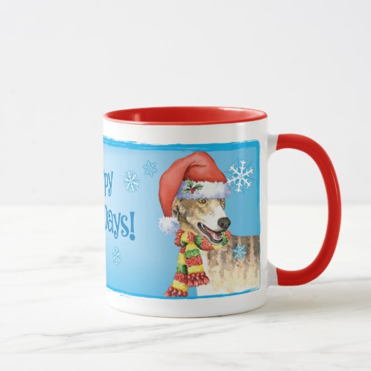 Mug Joyeux Howliday Greyhound (Droite)
