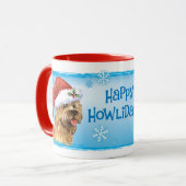 Mug Joyeux Howlidays Cairn Terrier (Devant gauche)