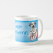 Mug Joyeux Howlidays Dalmatien (Devant droit)