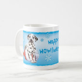 Mug Joyeux Howlidays Dalmatien (Devant gauche)