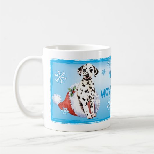 Mug Joyeux Howlidays Dalmatien (Gauche)