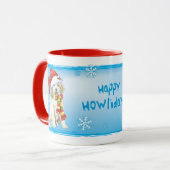 Mug Joyeux Howlidays Great Pyrenees (Devant gauche)