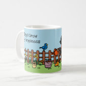 Mug Joyeux jardinier Black Labrador personnalisé (Devant gauche)