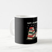 Mug Joyeux Jolabokaflod Famille Célébration Cadeau (Devant gauche)