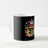 Mug Joyeux Jolabokaflod Famille Célébration Cadeau (Devant gauche)