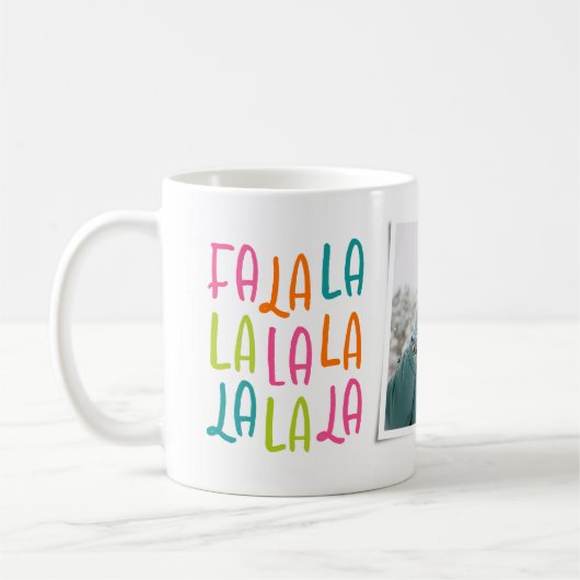 Mug Joyeux joli joli plaisir Noël photo (Gauche)