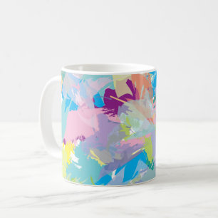 Mug Joyeux Jour Art Abstrait moderne coloré