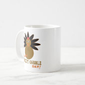 Mug Joyeux Jour de la grogne turque Thanksgiving (Devant gauche)