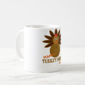 Mug Joyeux Jour de la grogne turque Thanksgiving (Devant gauche)