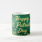 Mug Joyeux jour de la Saint-Patrick, motif de trèfle (Centre)