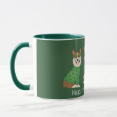 Mug Joyeux Jour de la Saint Patrick Pembroke Welsh Cor (Gauche)