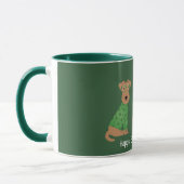 Mug Joyeux Jour de la Saint Patrick Welsh Wire Fox Ter (Gauche)