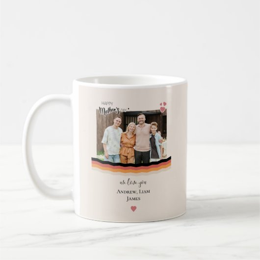 Mug Joyeux jour de mère nous t'aimons (Gauche)