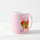 Mug JOYEUX JOUR DE PALENTINE mignonne Pear Bear Pair (Devant droit)