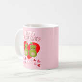 Mug JOYEUX JOUR DE PALENTINE mignonne Pear Bear Pair (Devant gauche)