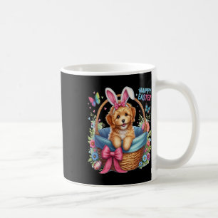 Mug Joyeux Jour de Pâques Doodle d'or Amoureux de les
