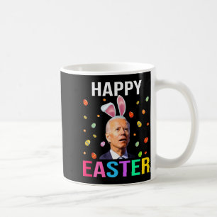 Mug Joyeux jour de Pâques drôle de lapin d'oeuf de Joe