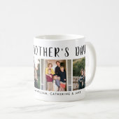 Mug Joyeux Jour des Mères maman Heart Photo Grid (Devant droit)