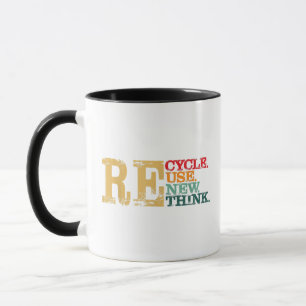 Mug Joyeux Jour des terres Recycle Réutiliser Renouvel