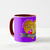 Mug Joyeux (Jour spécial) - MÈRE / Nom (Devant gauche)