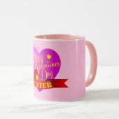 Mug Joyeux (Jour spécial) - SOEUR / Nom (Devant droit)