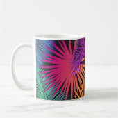 Mug Joyeux Jour Voyage Tropical palmier feuille Jungle (Gauche)