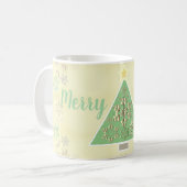 Mug "Joyeux Joyeux" Arbre de Noël & Snowflakes (Devant gauche)