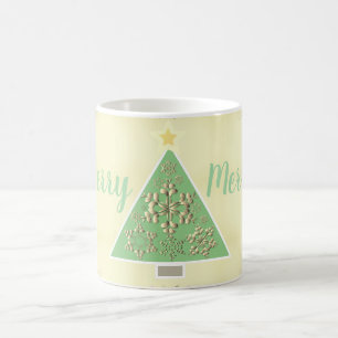 Mug "Joyeux Joyeux" Arbre de Noël & Snowflakes