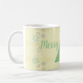Mug "Joyeux Joyeux" Arbre de Noël & Snowflakes (Gauche)