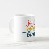 Mug Joyeux, Joyeux et béni (Devant gauche)