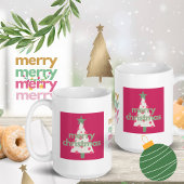 Mug Joyeux Joyeux Joyeux Noël Rose