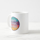 Mug Joyeux, Joyeux, Libre, Motivationnel, Inspirationn (Devant gauche)