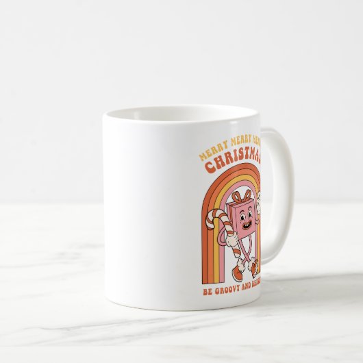 Mug Joyeux Joyeux Noël - Soyez Super et lumineux (Devant droit)