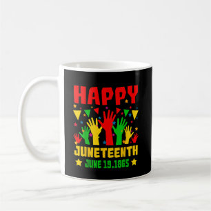Mug Joyeux Junetdix Black Red Green Mains Jaunes
