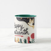 Mug Joyeux Junetten Colorful Freedom Day Design (Centre)